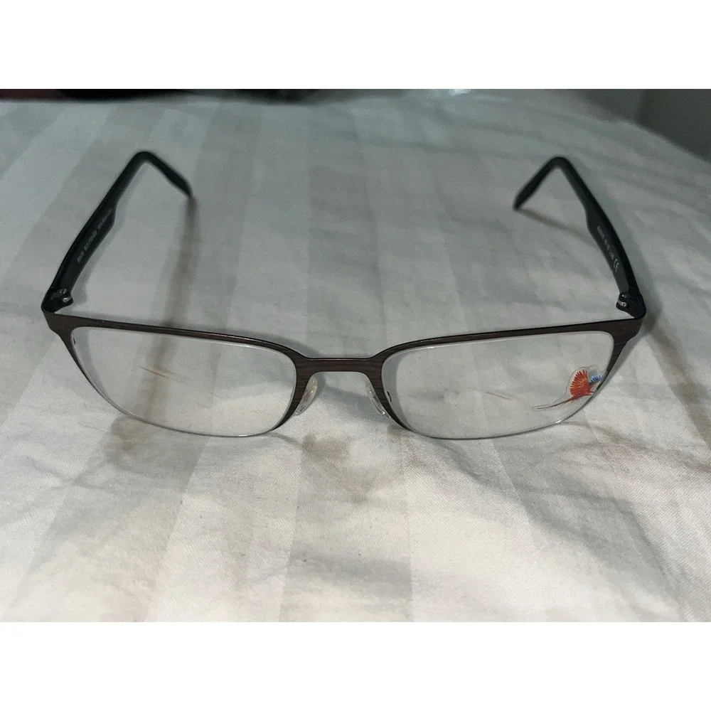 Maui Jim Eyeglasses Frames MJO2103-80M Matte Brown Wood Grain Black 53-19-140